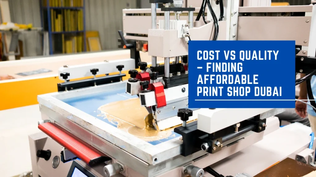 Printing Shop Dubai