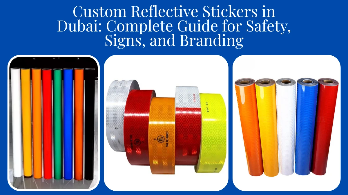 Custom Reflective Stickers in Dubai: Complete Guide for Safety, Signs, and Branding