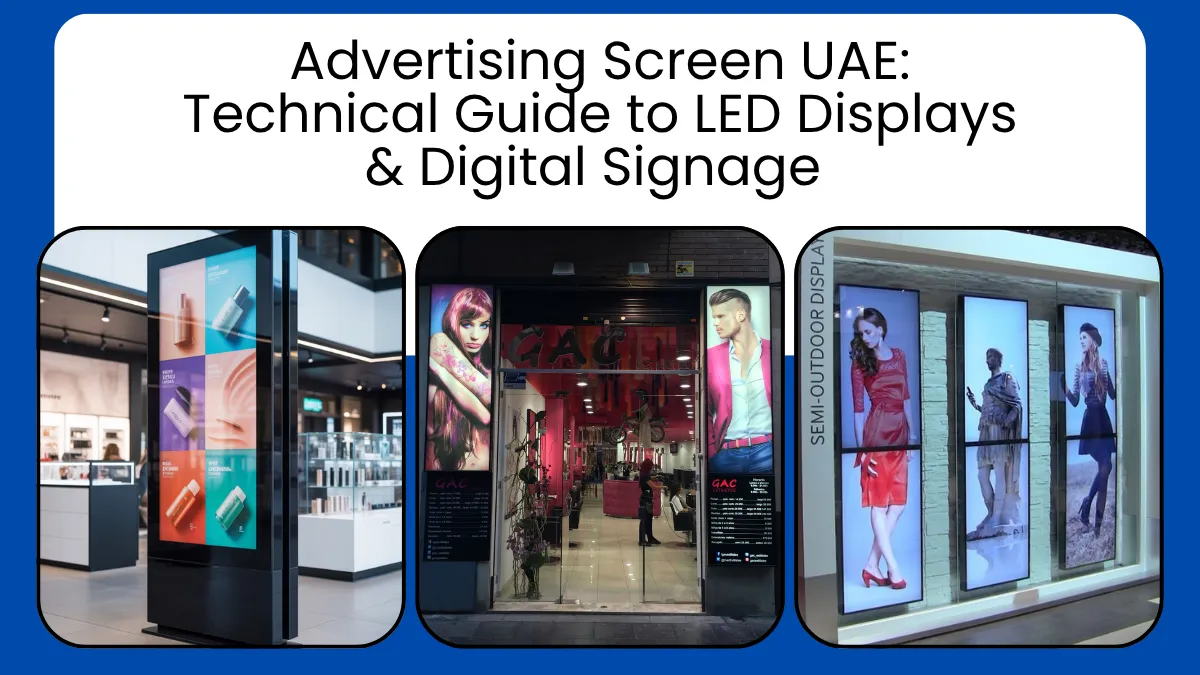 Advertising Screen UAE: Technical Guide to LED Displays & Digital Signage