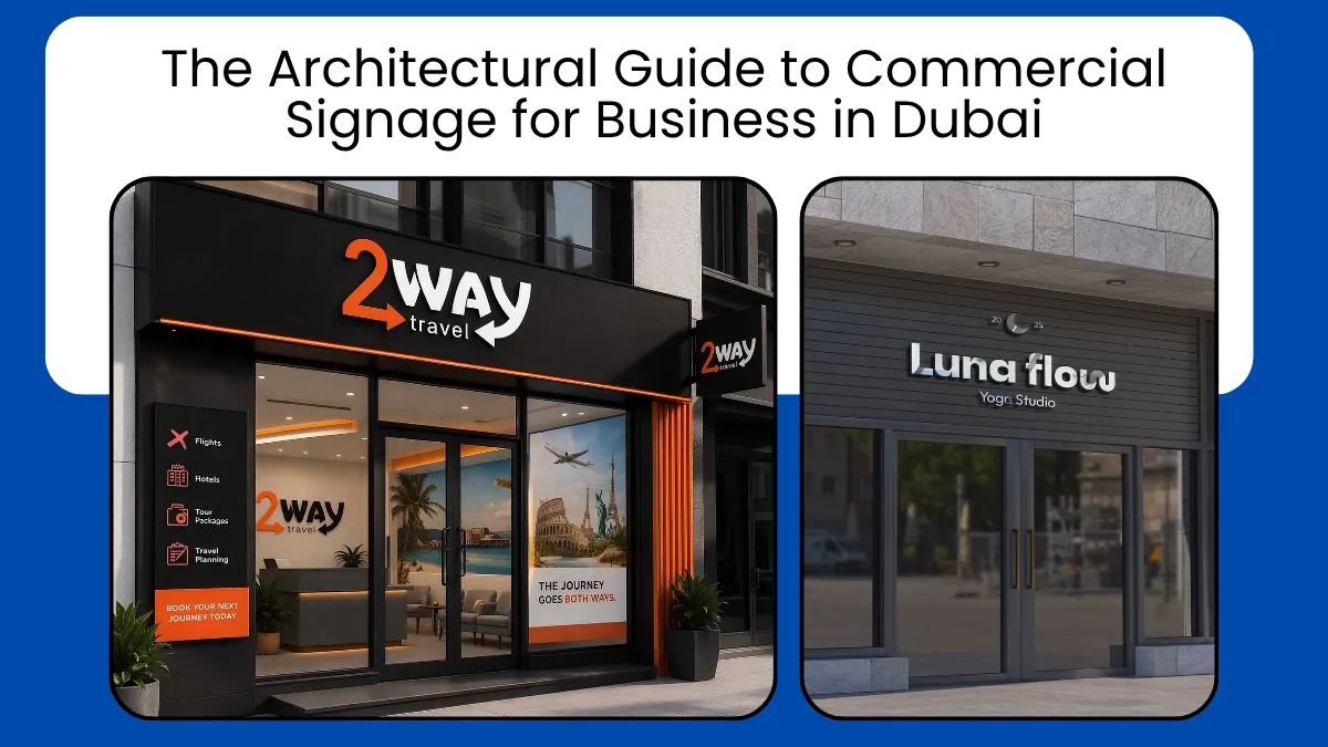 The Architectural Guide to Commercial Signage for Business in Dubai