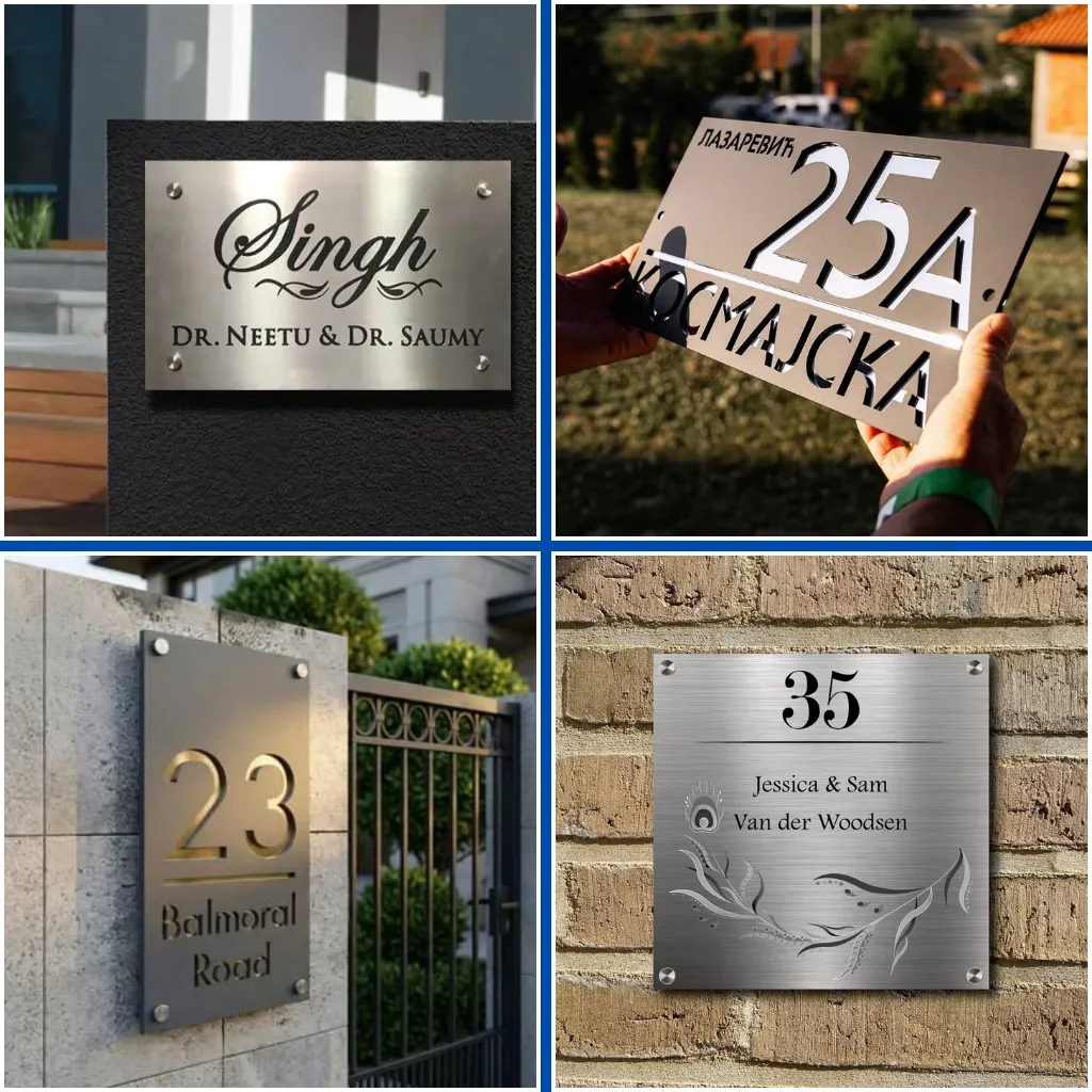 Custom Metal Acrylic Plate